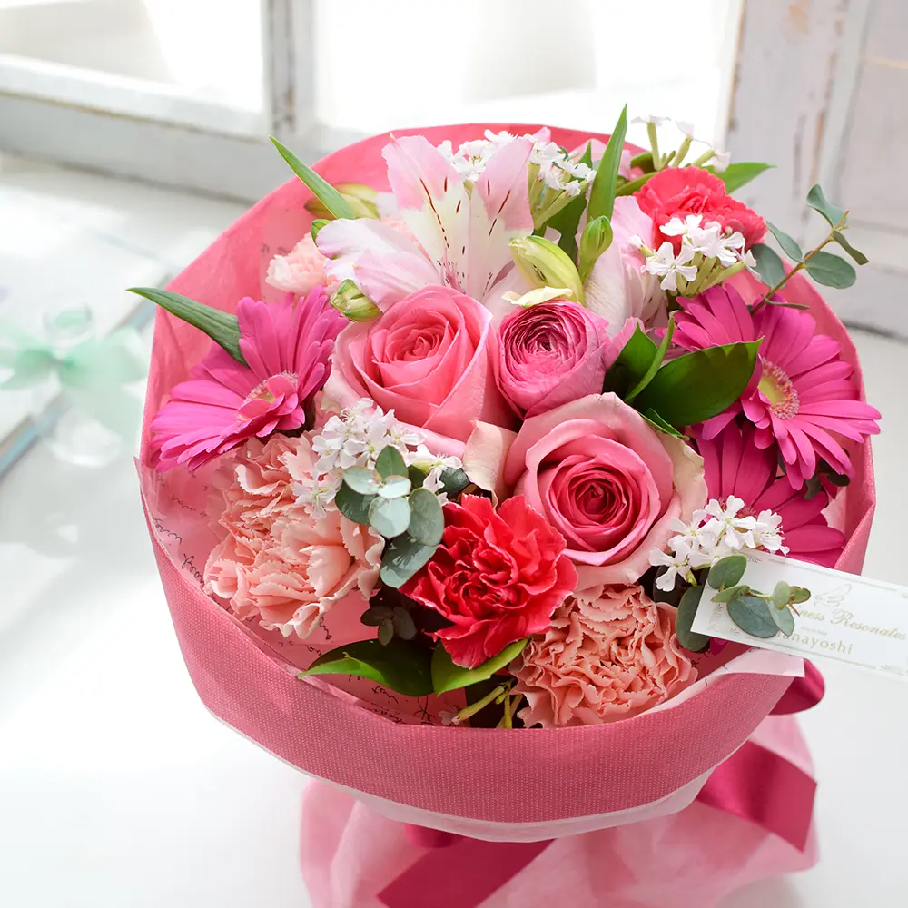 そのままブーケ 花瓶のいらない生花の花束