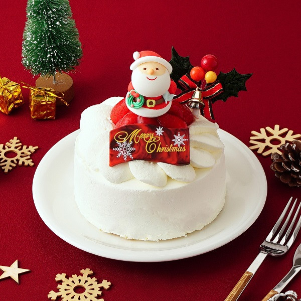 クリスマスイチゴ生デコレーションケーキ クリスマス2023 4号【12cm】