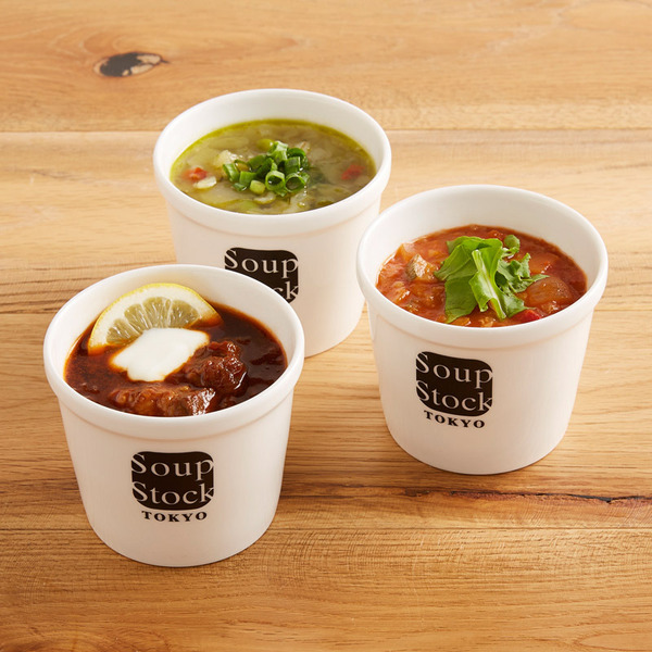 「Soup Stock Tokyo」野菜3種のスープセット