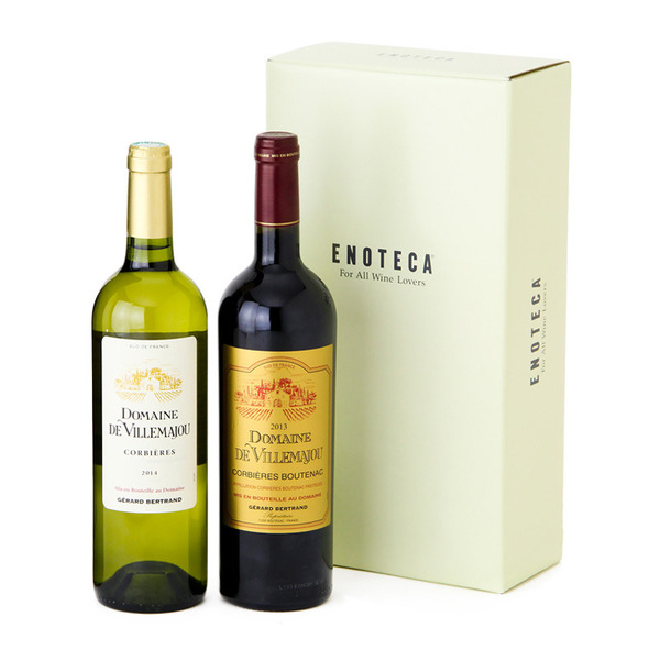 「エノテカ」南フランス産紅白ワイン ギフトセット（箱付）