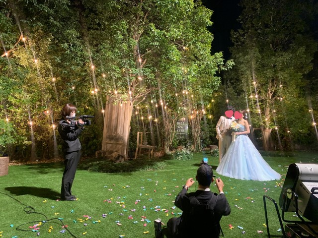 miyagimmickさんの結婚式写真　夜景のガーデン