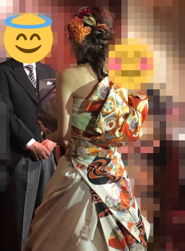 sawayaka_3chiさんの結婚式写真　振袖とドレス